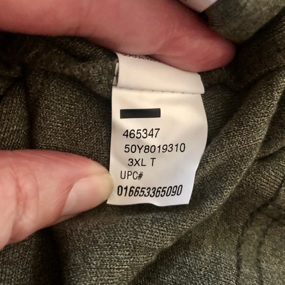 VanHeusen Big & Tall Olive Deep Lichen Jaspe Polo - Size 3XLT - Picture 8 of 10